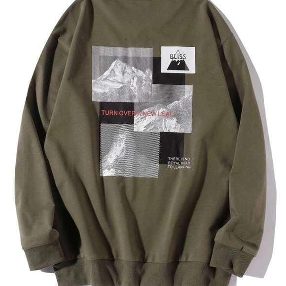 Other - Graphic design long sleeve sweater